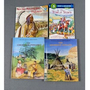 Native American History Kids Book Lot | Trail‎ of Tears | Cherokee | Shoshone